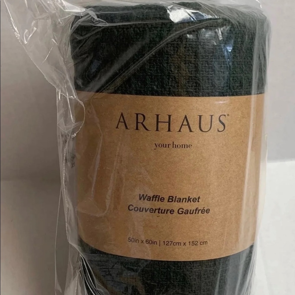 🔥🆕 ARHAUS: Waffle Knit Blanket🔥 - Picture 4 of 7